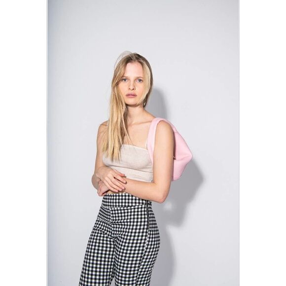 By far cush peony grained leather shoulder bag one size soft pink - Picture 3 of 10